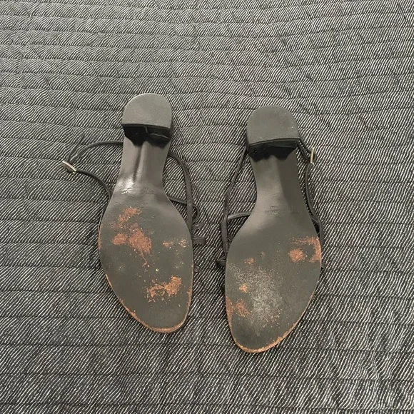 Giorgio Armani Black Strappy Sandals - Picture 10 of 12